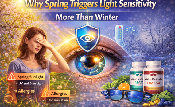 Why Spring Triggers light sensitivity More Than Winter - blog title image